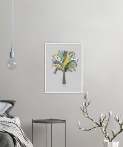 Green Palm Tree Framed Poster