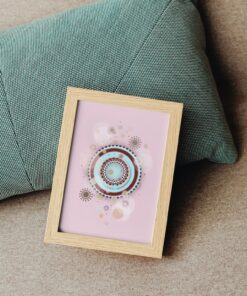 Light Pink Snow Cookie Small Poster