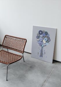 blue blessing tree large poster no frame