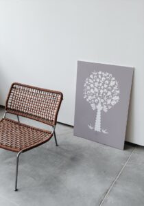 pink medley tree large poster no frame