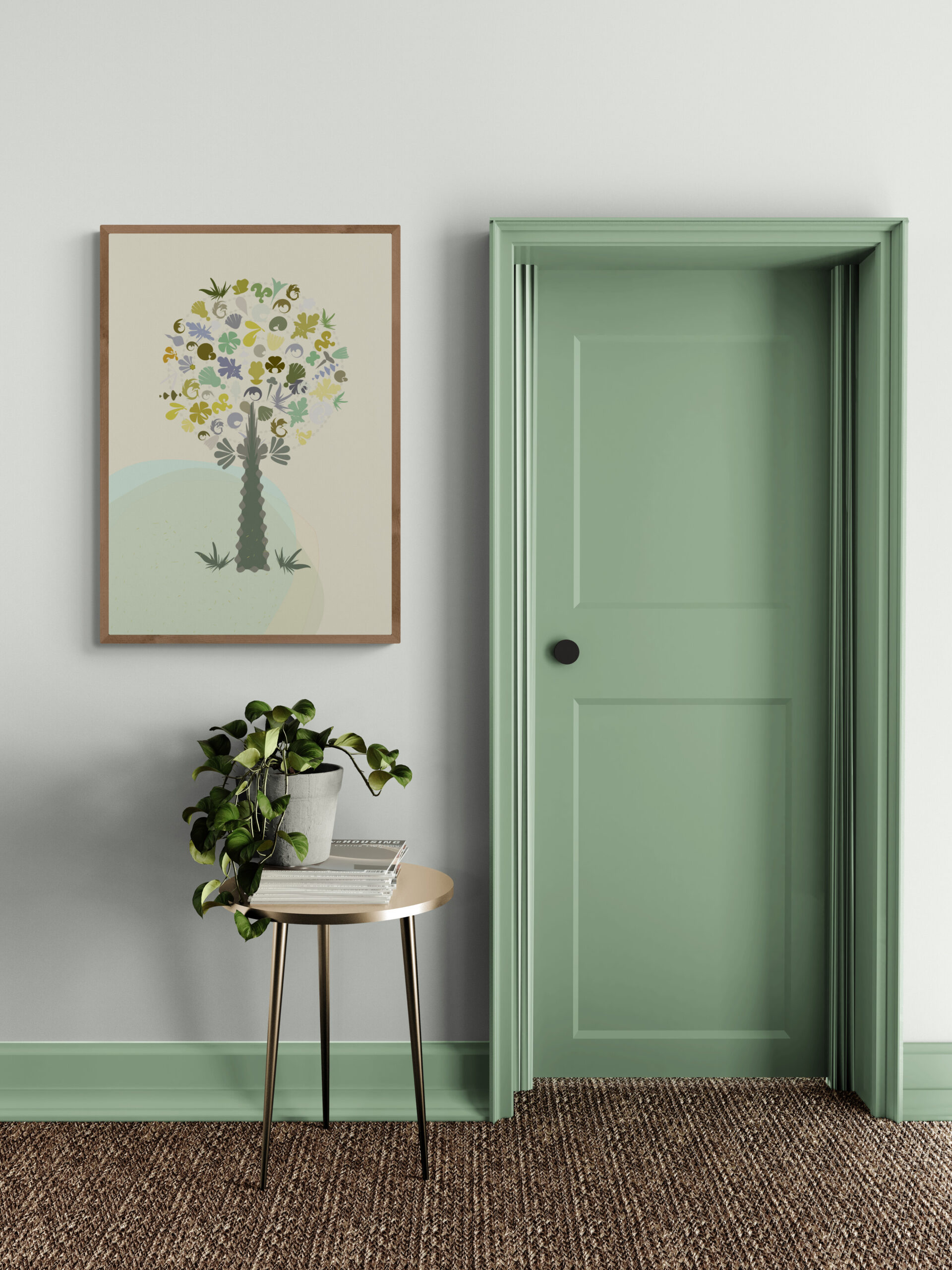 green medley tree - lovely tree series