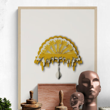 orange ornamental poster