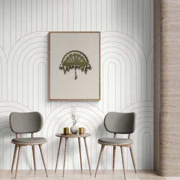 green ornamental poster