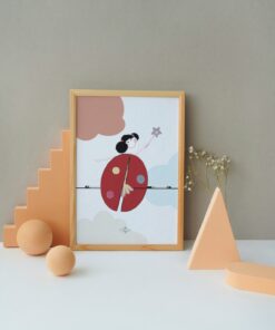 ladybird lola with a star poster