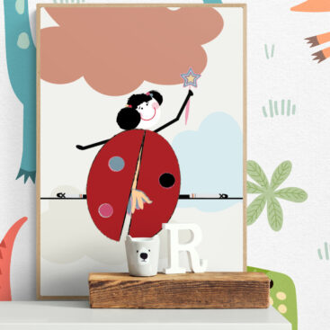 Lola and The Star Framed Poster