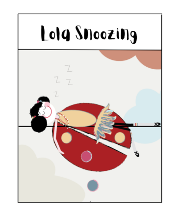 lola-snoozing-poster-ladybird-lola-collection