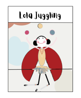 lola juggling poster