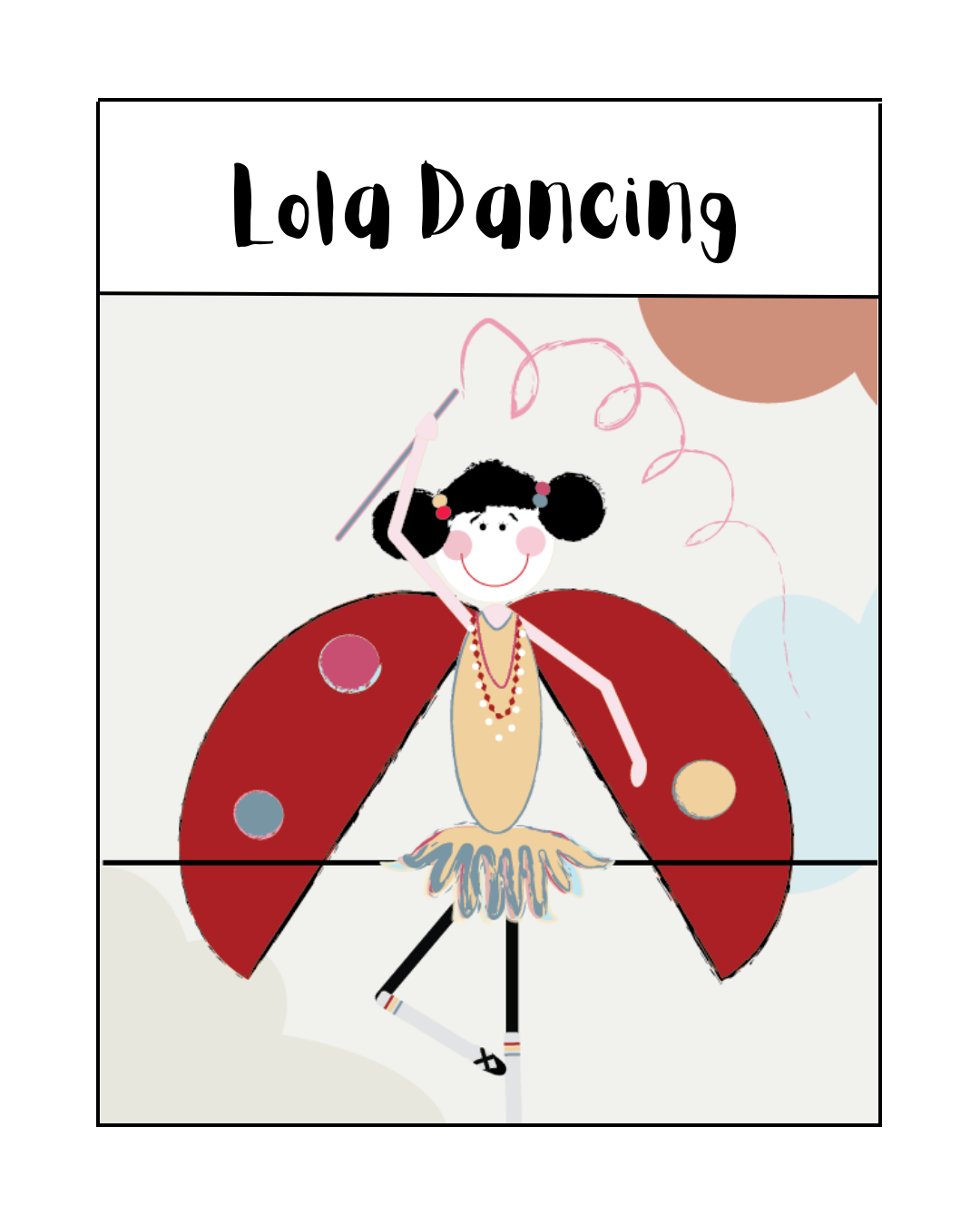 lola ballerina poster for girls