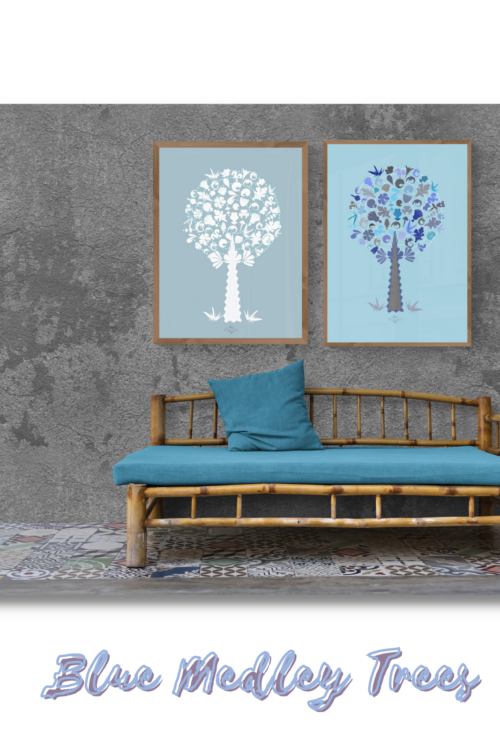 Blue Medley Trees