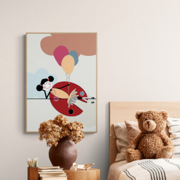 Lola and Balloons Poster
