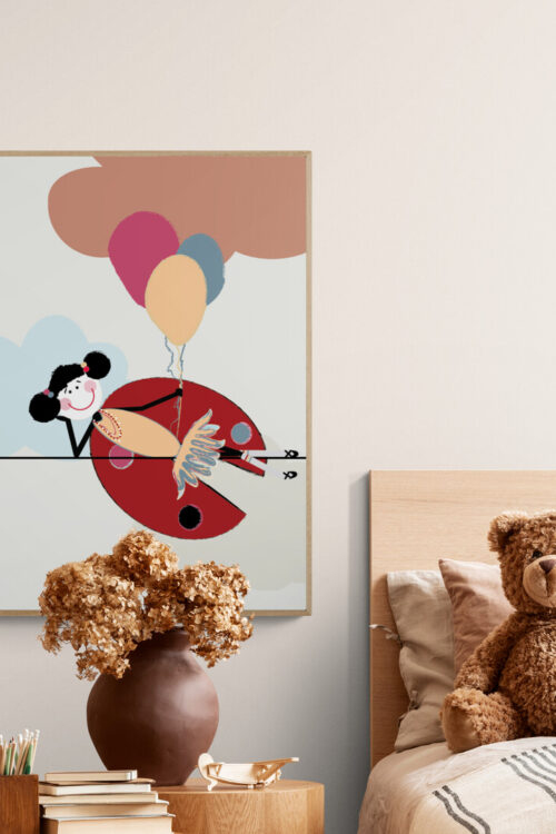 Lola and Balloons Poster