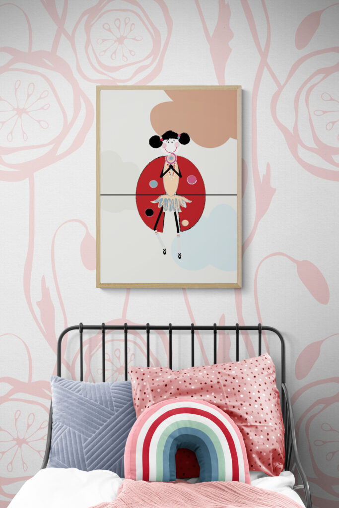 Lola and Lollipop Framed Poster