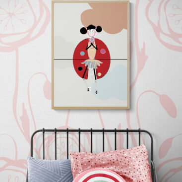 Lola and Lollipop Framed Poster