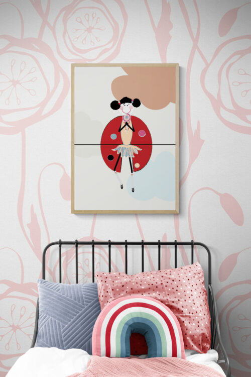 Lola and Lollipop Framed Poster