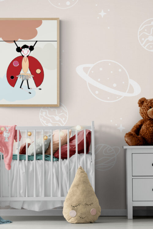 ola hanging poster in nursery-with-cots-and-soft-toys.jpg