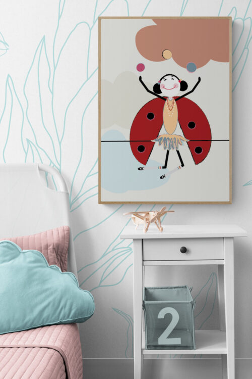 Lola Juggling Poster