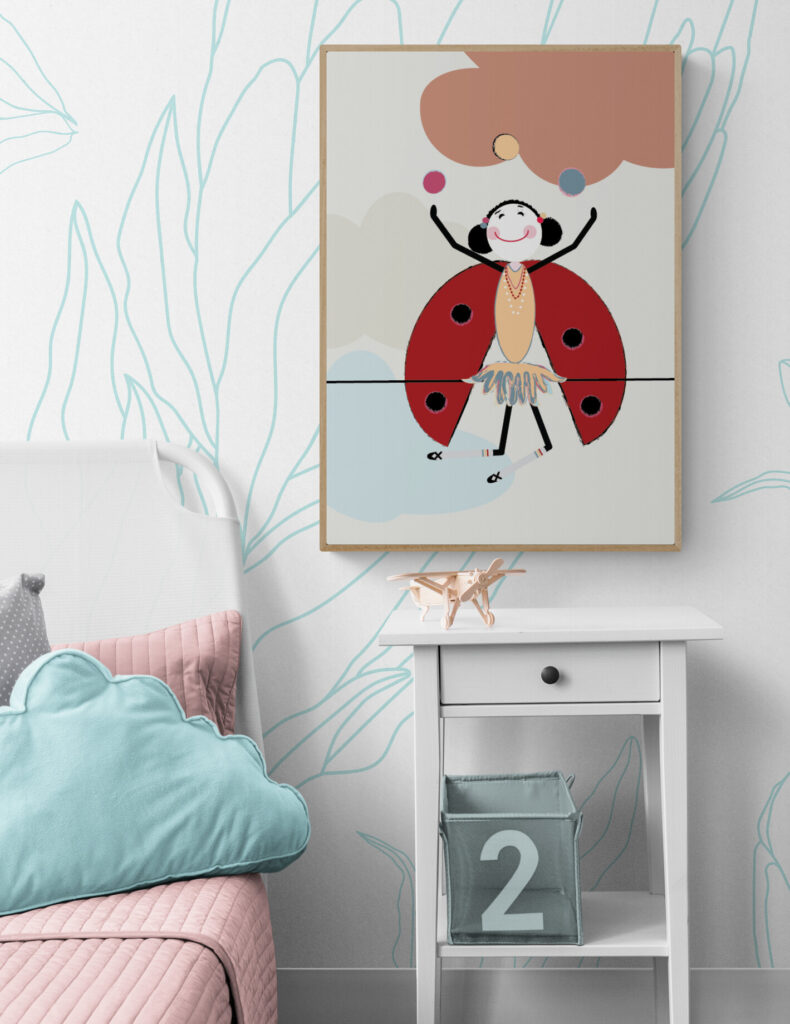 Lola Juggling Poster
