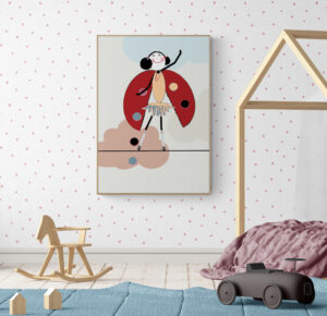 Lola Posing Framed Poster