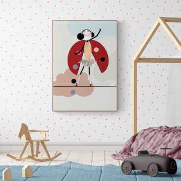 Lola Posing Framed Poster