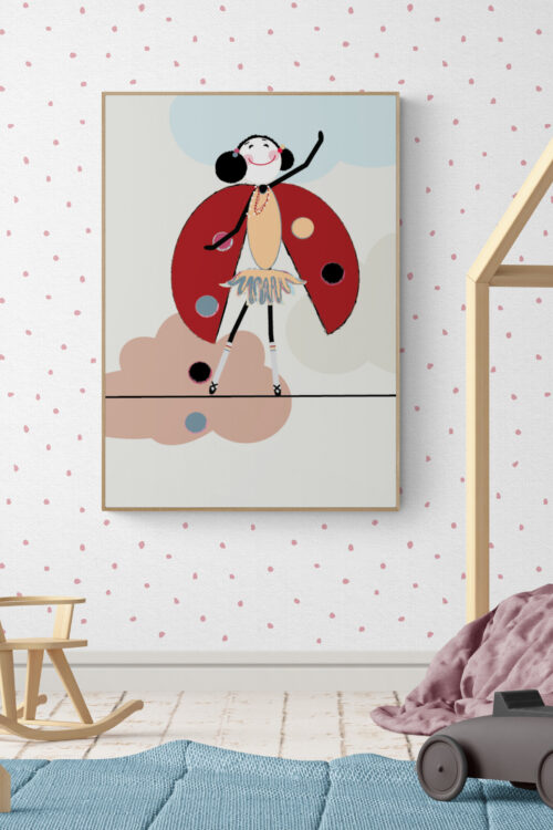 Lola Posing Framed Poster