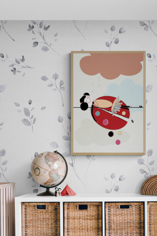 Lola Snoozing Poster