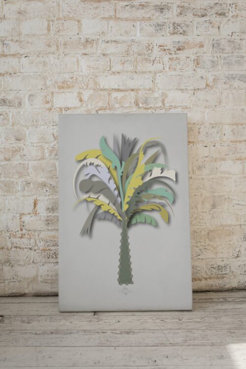Alternative view of Green Palm Tree Wall Art