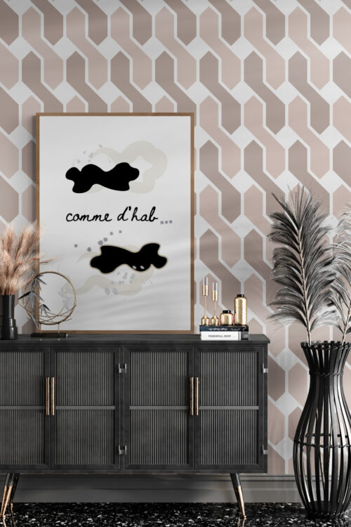 Alternative view of Comme d'hab Framed Poster
