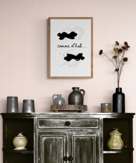 comme d'hab poster ideal for home decoration
