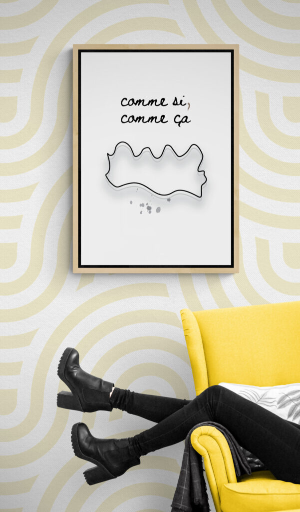 Comme Si, Comme Ca Framed Poster