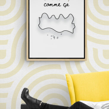 Comme Si, Comme Ca Framed Poster