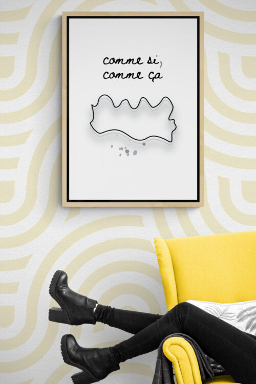 Comme Si, Comme Ca Framed Poster