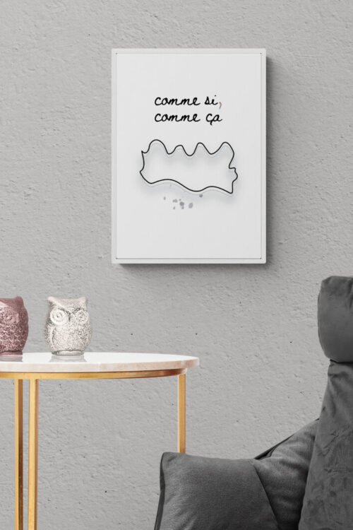 Alternative view of Comme Si, Comme Ca Wall Art
