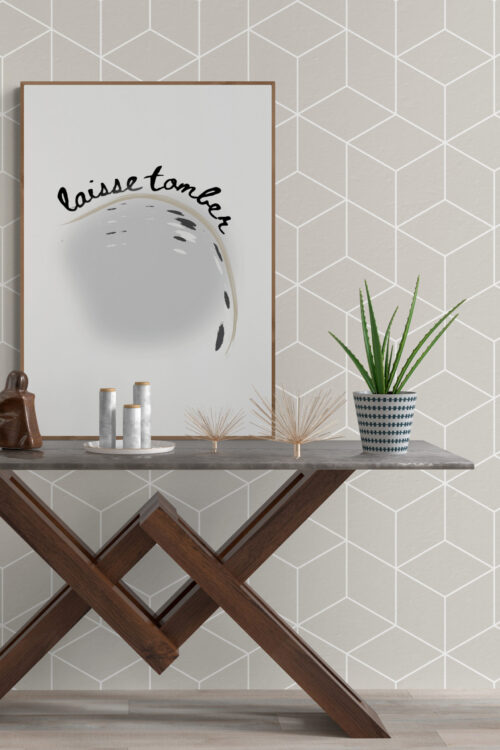 Alternative view of Laisse Tomber Framed Poster