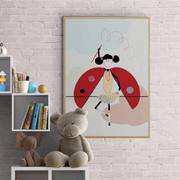 Lola Ballerina Framed Poster