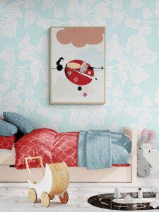 Lola Snoozing Framed Poster