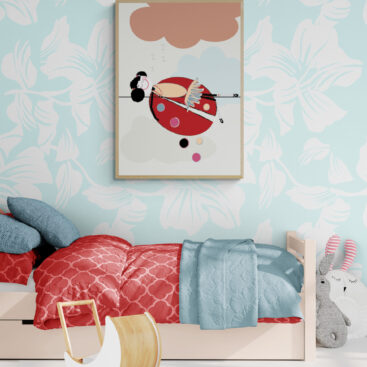 Lola Snoozing Framed Poster