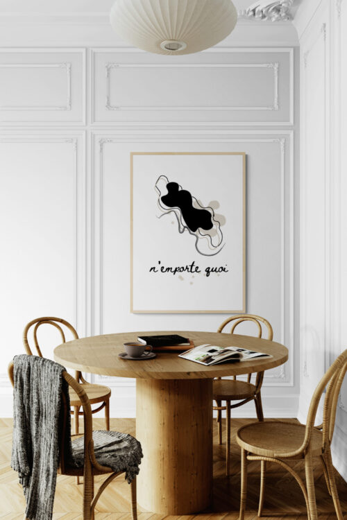Alternative view of N'importe Quoi Framed Poster