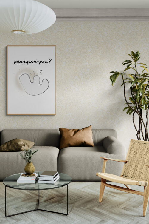 Alternative view of Pourquoi Pas? Framed Poster