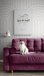 Quoi de neuf? Framed Poster