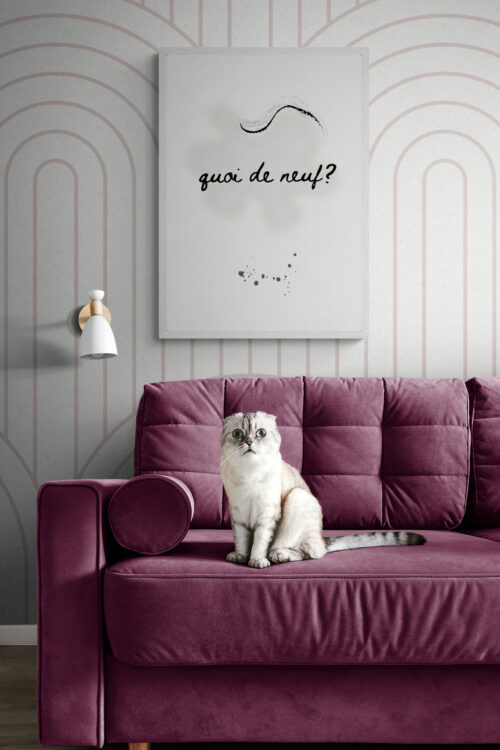 Quoi de neuf? Framed Poster