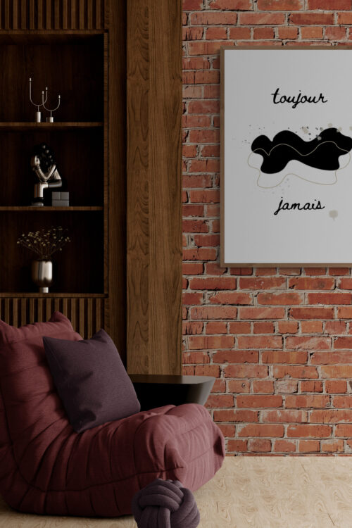 Alternative view of 'Toujours Jamais' Wall Art