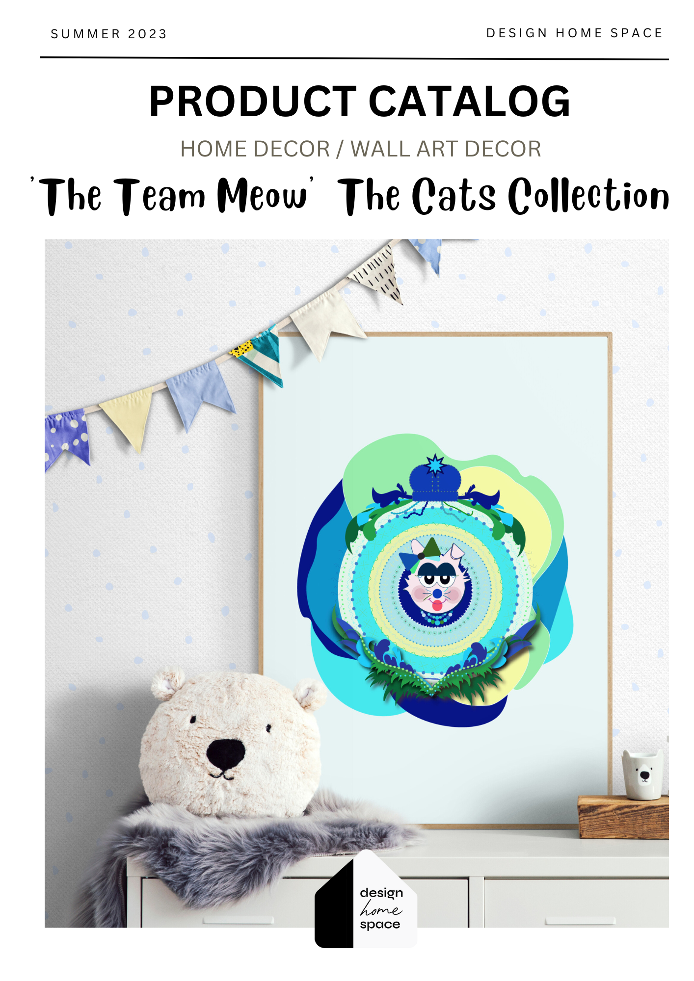 product catalogue the cats collection of wallart for kids