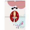 Ladybird Lola Wall Calendar 2024