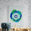 blue-superdad-cat-poster-in-kids-playroom-among-wooden-toys-and-soft-elephant-