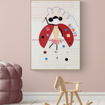 Lola BFF Ballerina Wall Art