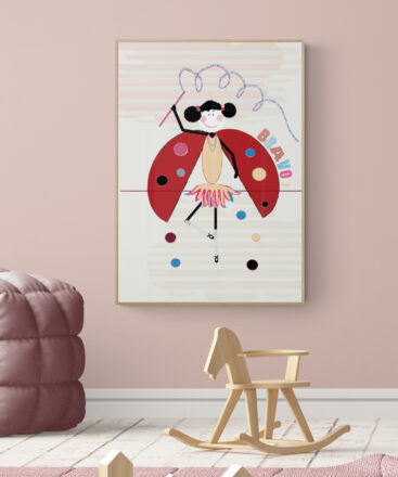 Lola BFF Ballerina Wall Art