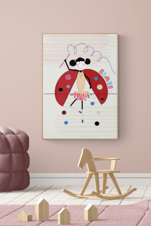 Lola BFF Ballerina Wall Art