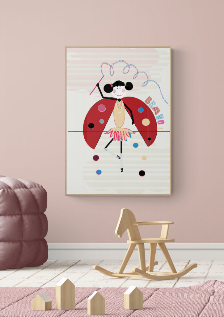 Lola BFF Ballerina Wall Art