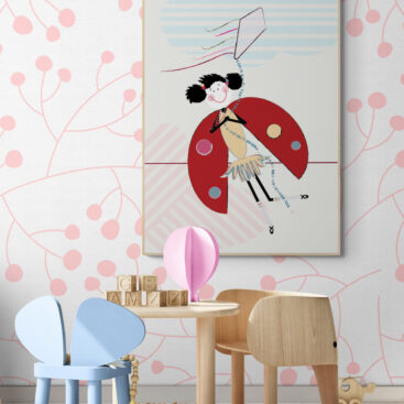 Lola BFF Kite Framed Poster