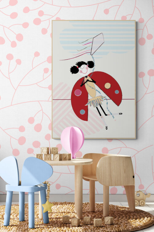 Lola BFF Kite Framed Poster